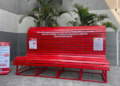 Banco Vermelho Gigante é instalado no Internacional Shopping Guarulhos como símbolo de combate ao feminicídio
