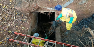 Prefeitura de Guarulhos limpa caixas de drenagem ao longo da avenida Santos Dumont para evitar alagamentos – ZELADORIA URBANA – DENUNCIE IRREGULARIDADES