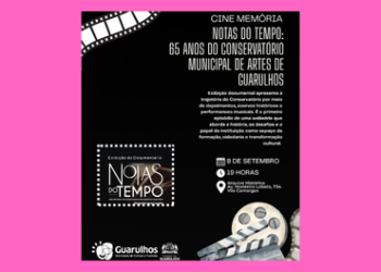 Arquivo Histórico exibe documentário sobre os 65 anos do Conservatório Municipal de Artes de Guarulhos – A MÚSICA QUE INSPIRA GERAÇÕES