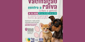 Vacinação de cães e gatos contra a raiva ocorre nesta quinta-feira no CCZ de Guarulhos – CONTROLE DE ZOONOSES – LEVE SEUS PETS