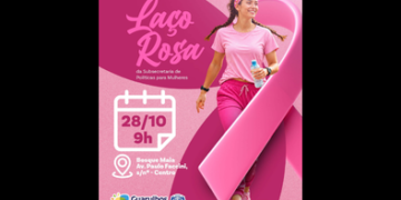 Caminhada Laço Rosa para assistidas pelas Casas da Mulher de Guarulhos será no próximo dia 28 – UNIDAS PELA VIDA