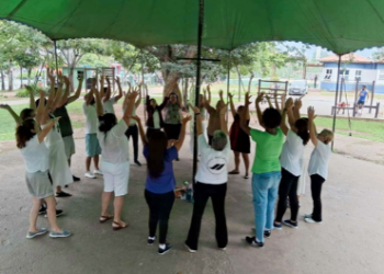 Dança Circular no Bosque Maia em Guarulhos celebra 14 anos com ações do Outubro Rosa e da Semana Lixo Zero – SAÚDE, ARTE E SUSTENTABILIDADE