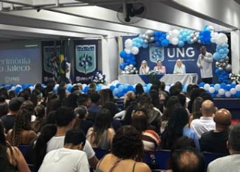 Estudantes dos cursos de Saúde da UNG Guarulhos participam de Cerimônia do Jaleco